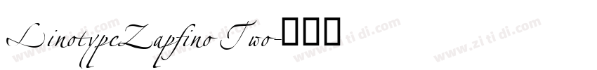 LinotypeZapfino Two字体转换